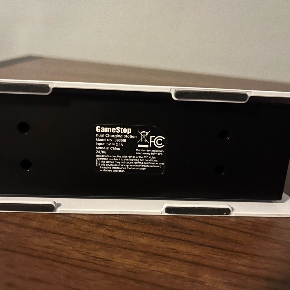 Sony GameStop Dual Charging Station White and Black